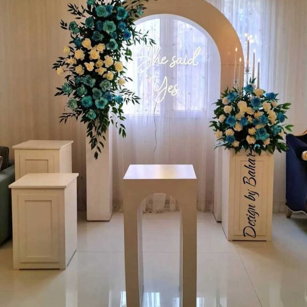 گل آرایی بله برون در خانه 1004